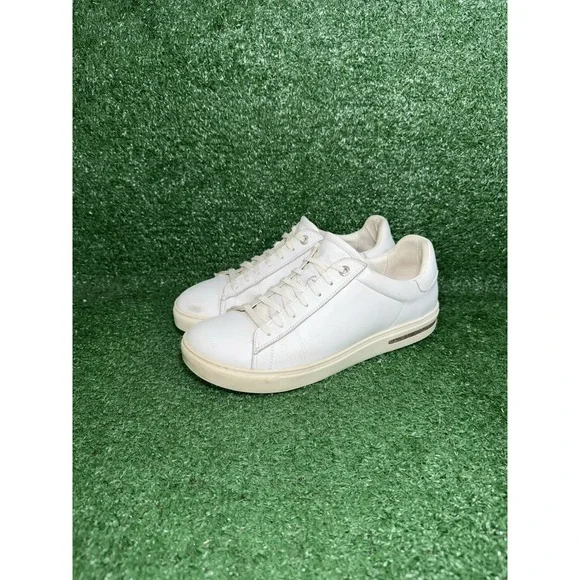Birkenstock Shoes Low Bend White Leather Casual Sneakers Womens Size 9 EU 40 - Picture 3 of 9